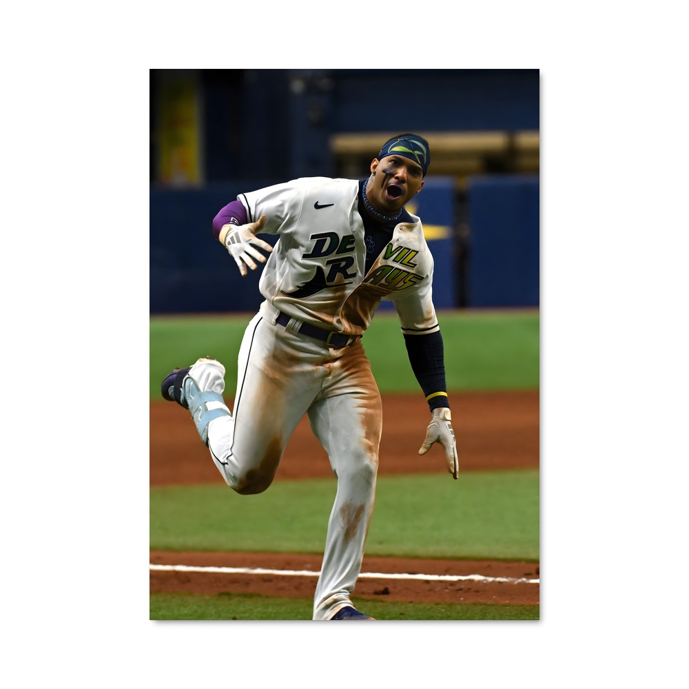 Poster Wander franco décorateurs – affiche Baseball